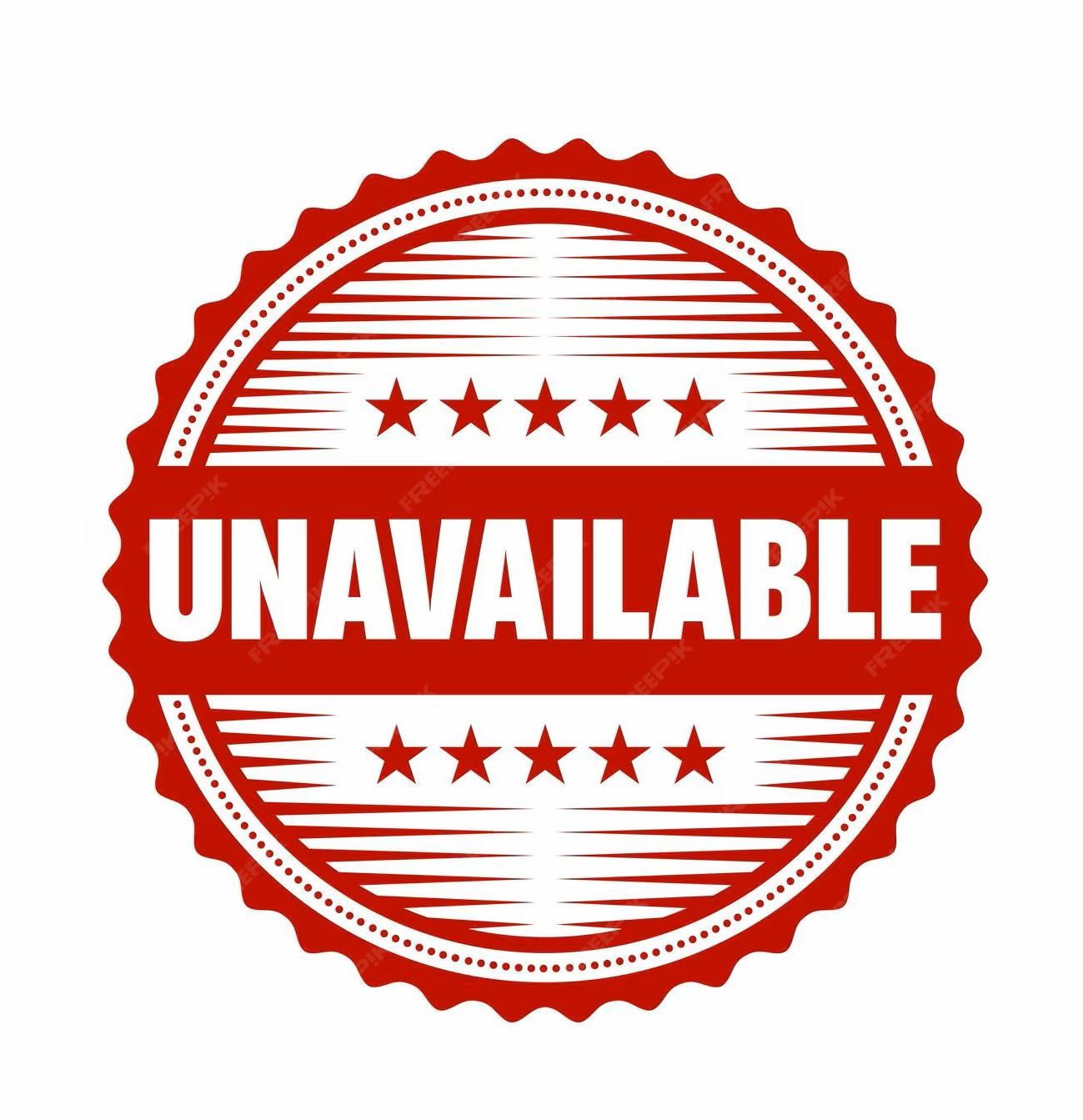 UNAVAILABLE SIGN